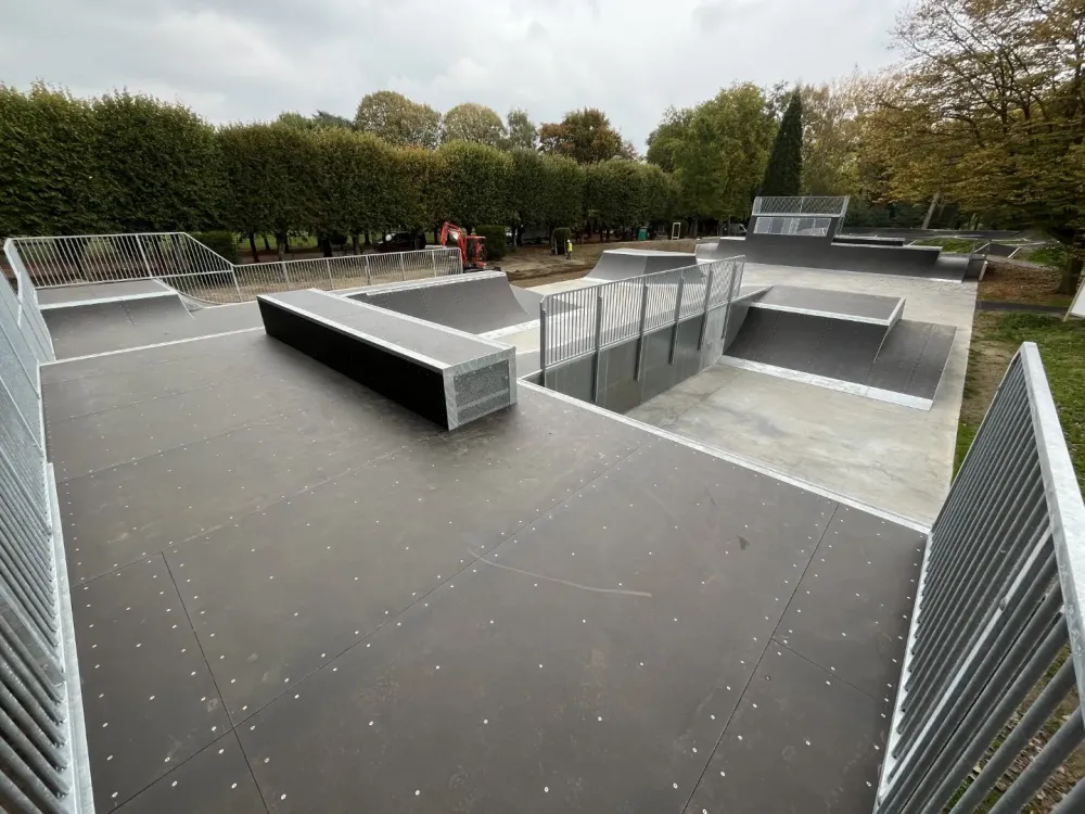 Installation d’un skatepark à Halluin