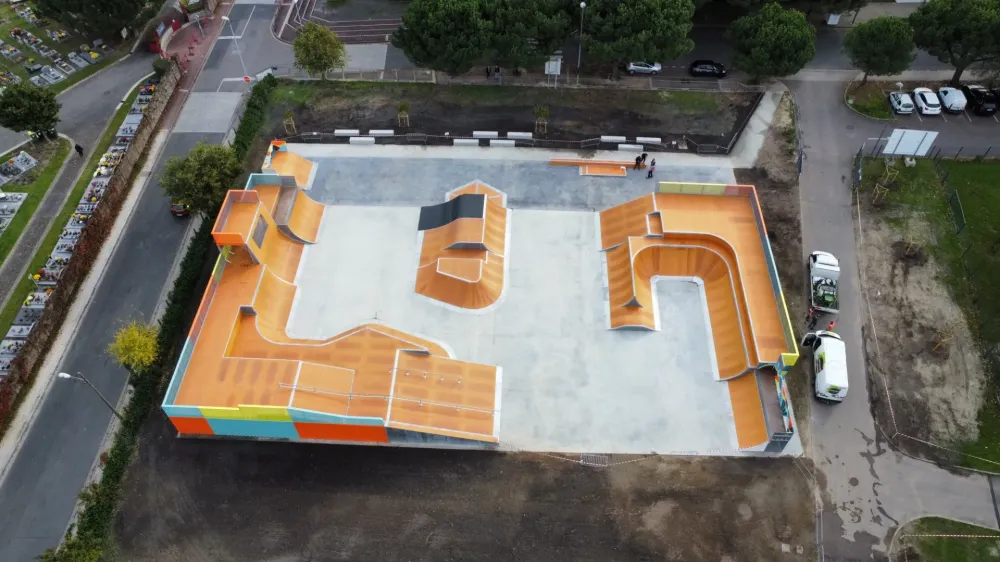 Réalisation d’un skatepark à Pessac